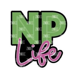 NP Life – Acrylic Keychain Blank (3") | Optional Sticker or UV DTF