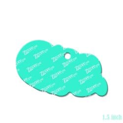 Alternative view of Newborn – Mini Acrylic Charm Blank (1.5") | Optional Sticker or UV DTF