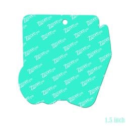 Alternative view of Notebook Paper – Mini Acrylic Charm Blank (1.5") | Optional Sticker or UV DTF