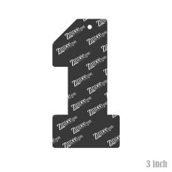 Alternative view of Number 1 – Acrylic Keychain Blank (3") | Optional Sticker or UV DTF