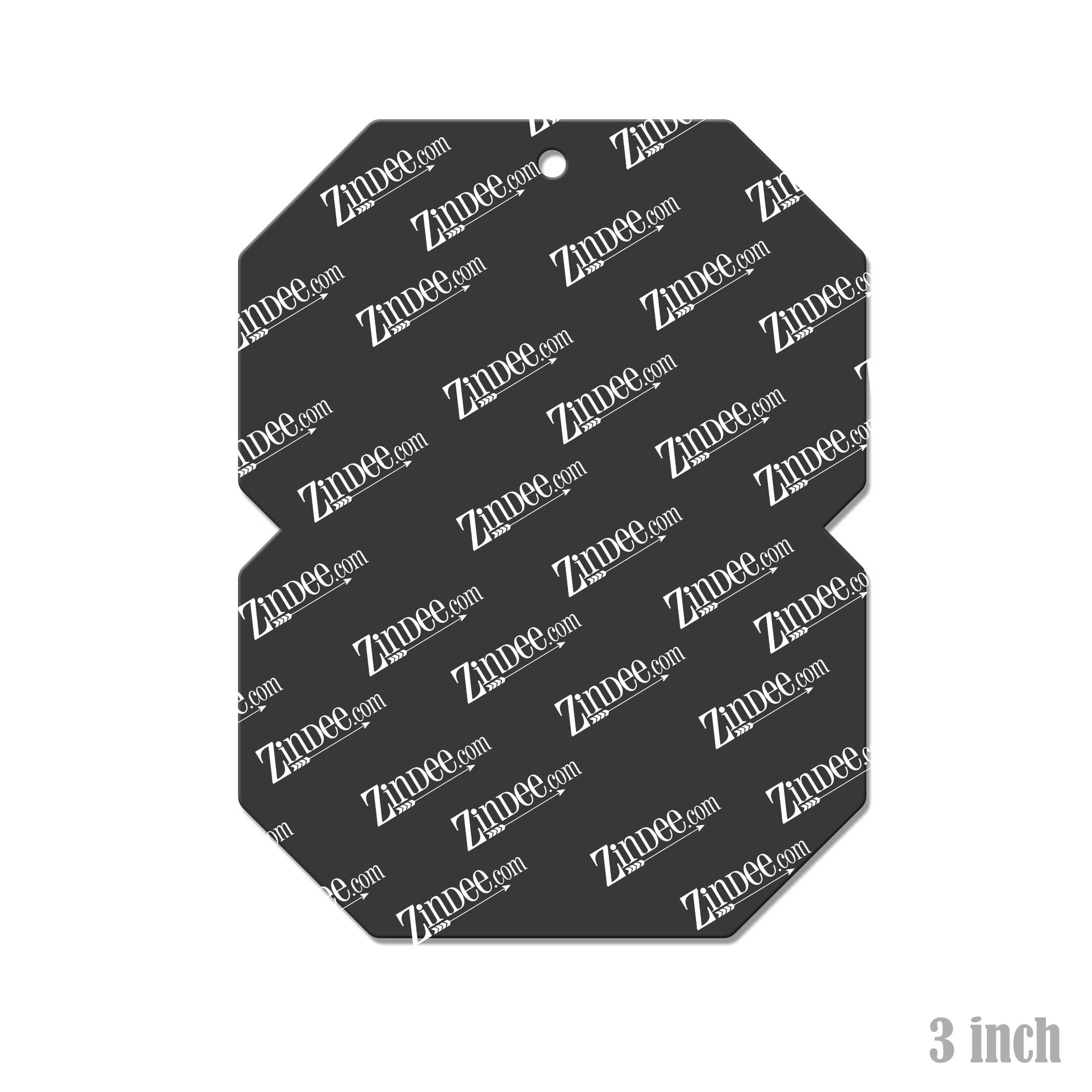 Number 8 – Acrylic Keychain Blank (3") | Optional Sticker or UV DTF - Image 2
