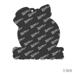 Alternative view of Nurse Apple – Acrylic Keychain Blank (3") | Optional Sticker or UV DTF