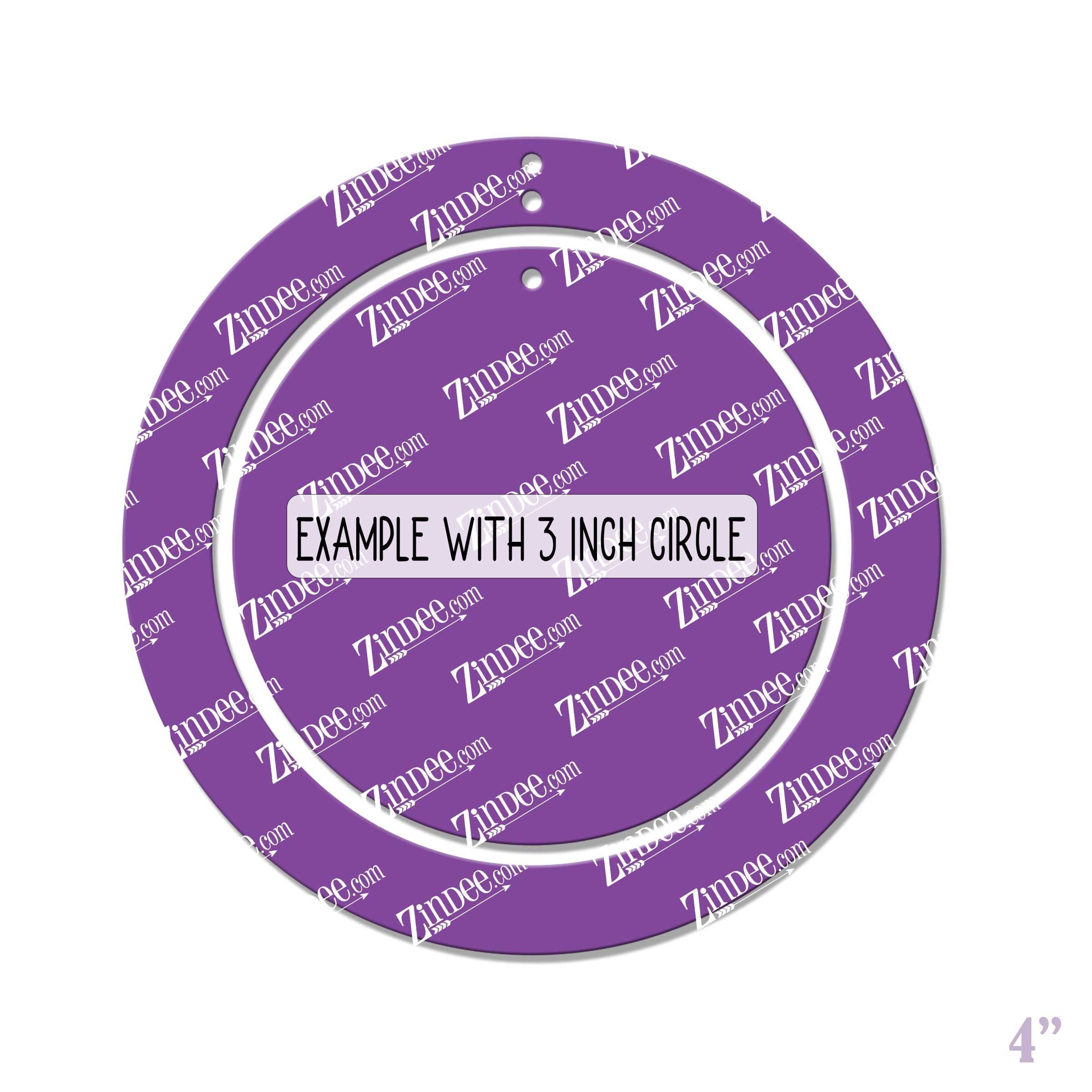 Circle Open Ornament 4" - Image 4
