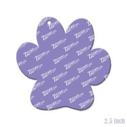 Alternative view of Paw Print – Acrylic Keychain Blank (2.5") | Optional Sticker or UV DTF