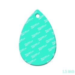 Alternative view of Pear Diamond – Mini Acrylic Charm Blank (1.5") | Optional Sticker or UV DTF