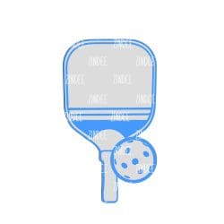Pickle Ball – Acrylic Keychain Blank (3") | Optional Sticker or UV DTF