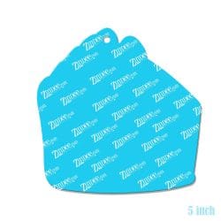 Pie Slice acrylic blank (5 inch)