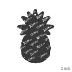 Alternative view of Pineapple Baby – Acrylic Keychain Blank (3") | Optional Sticker or UV DTF