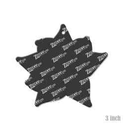 Alternative view of Poinsettia – Acrylic Keychain Blank (3") | Optional Sticker or UV DTF