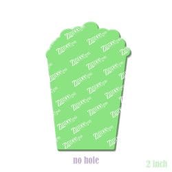 Alternative view of Popcorn Bucket – Acrylic Badge Reel Blank (2") No Hole | Optional Sticker or UV DTF