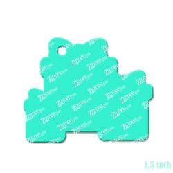 Alternative view of Presents – Mini Acrylic Charm Blank (1.5") | Optional Sticker or UV DTF