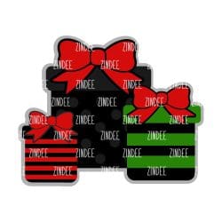 Presents – Mini Acrylic Charm Blank (1.5") | Optional Sticker or UV DTF