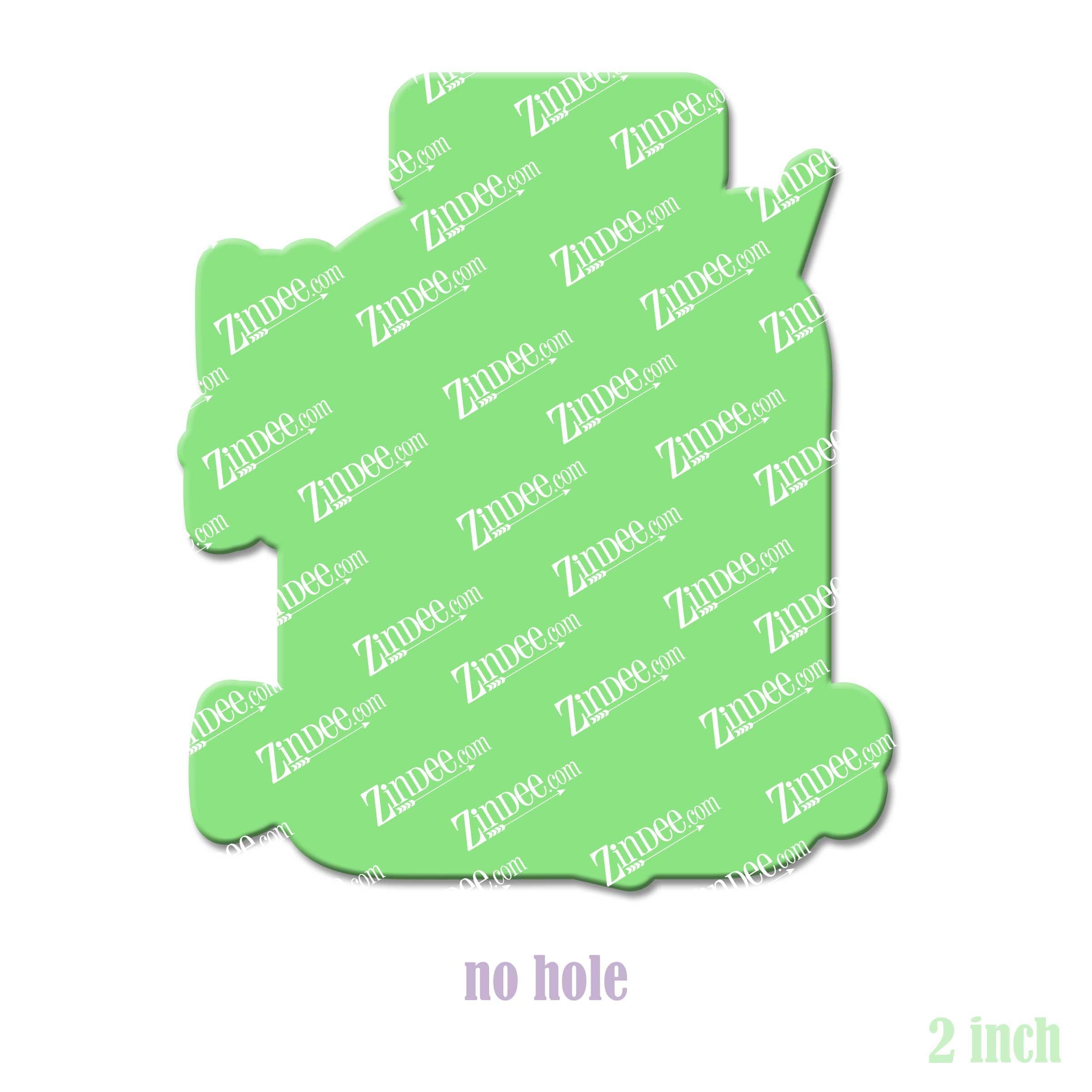 Propofol Is The Best – Acrylic Badge Reel Blank (2") No Hole | Optional Sticker or UV DTF - Image 2