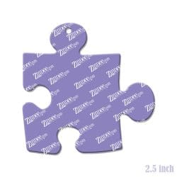 Puzzle Piece – Acrylic Keychain Blank (2.5") | Optional Sticker or UV DTF