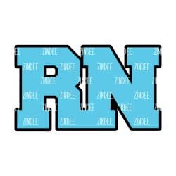 RN 2 inch – Acrylic Keychain Blank (2") | Optional Sticker or UV DTF