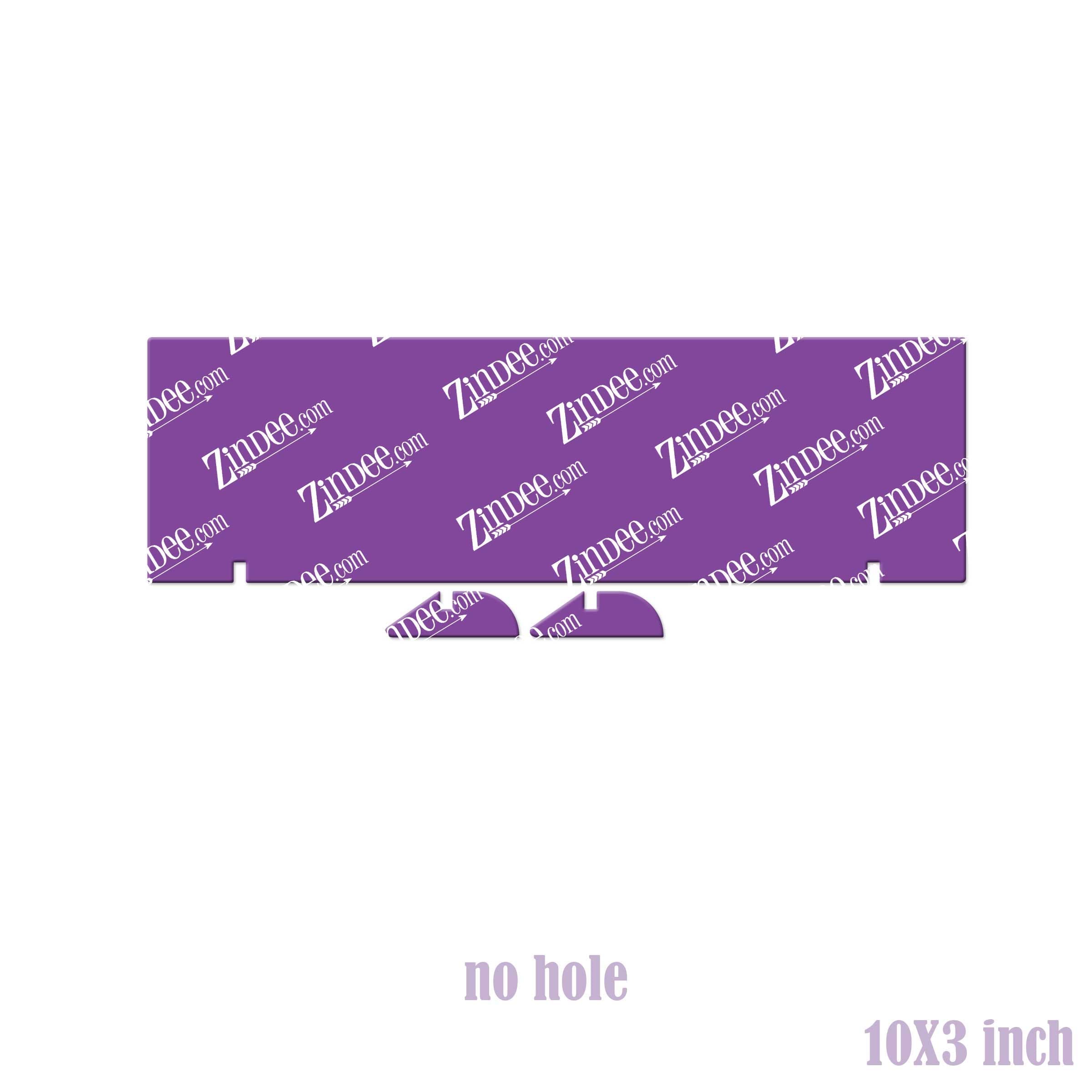 Rectangle Name Plate 10X3