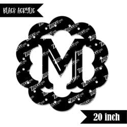 Scallop "M" (Black 20")