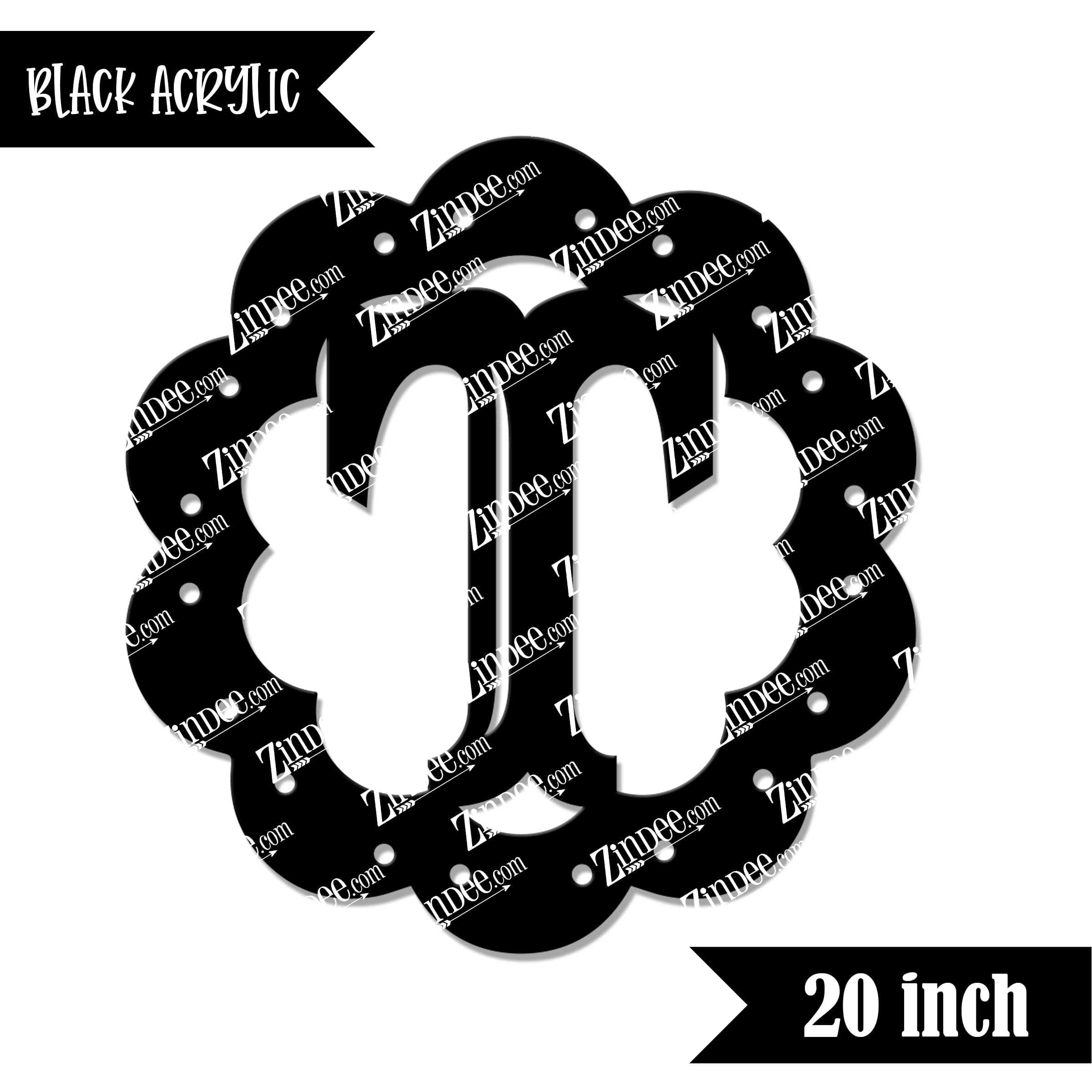 Scallop "T" (Black 20")
