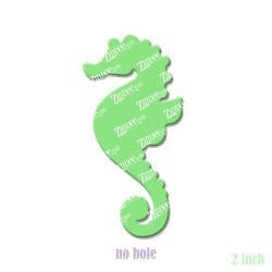 Alternative view of Seahorse – Acrylic Badge Reel Blank (2") No Hole | Optional Sticker or UV DTF