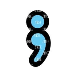 Semicolon – Mini Acrylic Charm Blank (1.5") | Optional Sticker or UV DTF