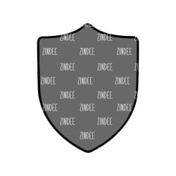 Shield – Acrylic Badge Reel Blank (2") No Hole | Optional Sticker or UV DTF