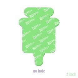 Shot – Acrylic Badge Reel Blank (2") No Hole | Optional Sticker or UV DTF - Image 2