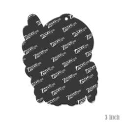 Alternative view of Sitting Bird – Acrylic Keychain Blank (3") | Optional Sticker or UV DTF