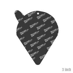 Alternative view of Snow Cone – Acrylic Keychain Blank (3") | Optional Sticker or UV DTF