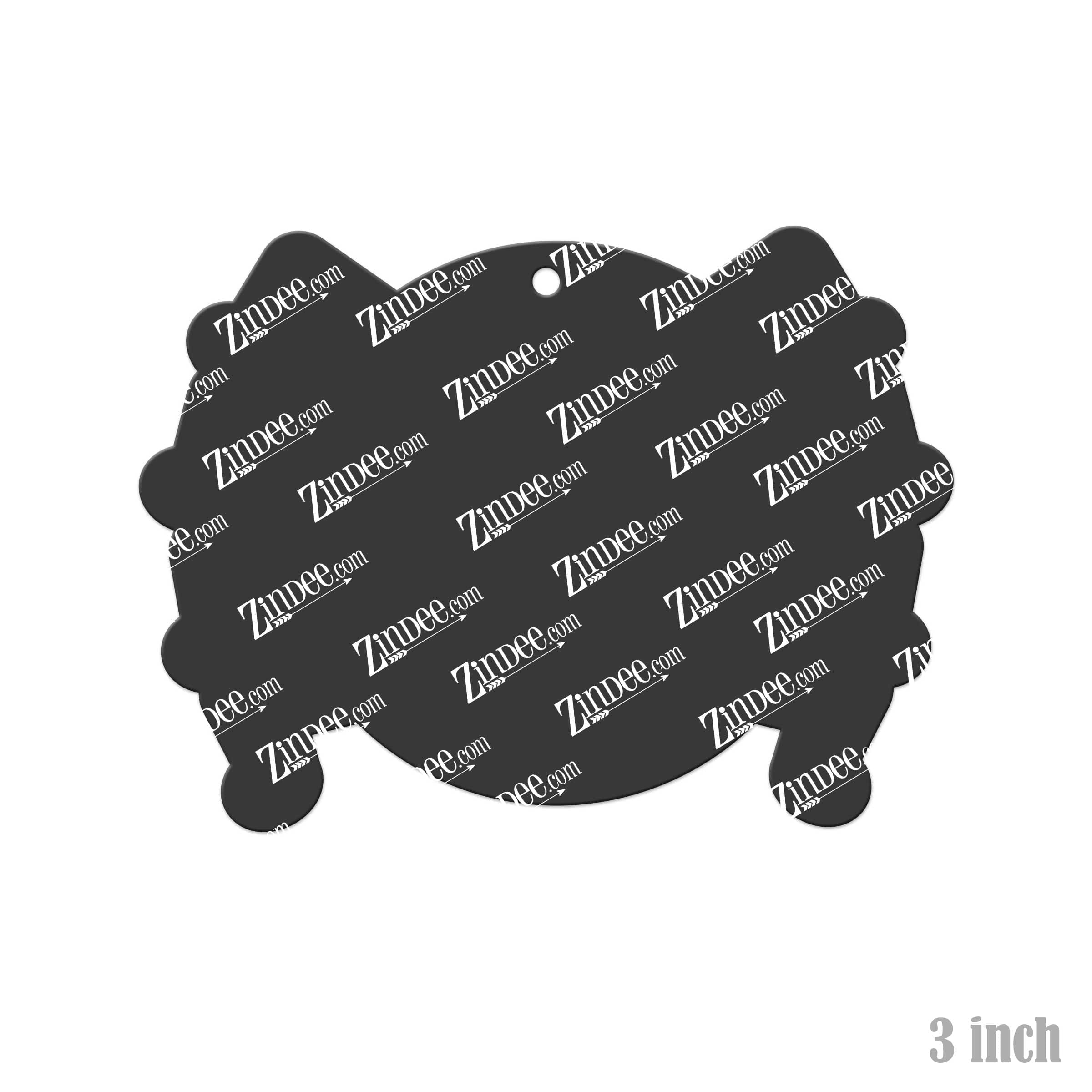 Spider – Acrylic Keychain Blank (3") | Optional Sticker or UV DTF - Image 2