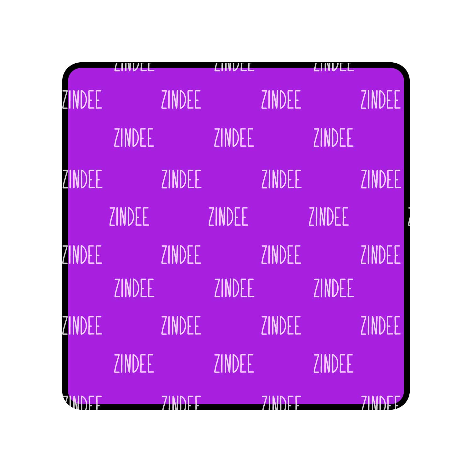 Square – Acrylic Keychain Blank (2") | Optional Sticker or UV DTF CENTER HOLE - Image 2