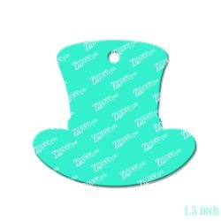 Alternative view of St. Patty's Hat – Mini Acrylic Charm Blank (1.5") | Optional Sticker or UV DTF
