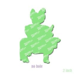 Alternative view of Stacked Farm Animals – Acrylic Badge Reel Blank (2") No Hole | Optional Sticker or UV DTF