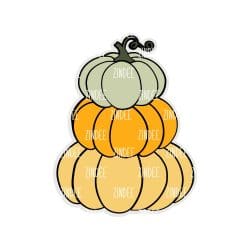 Alternative view of Stacked Pumpkins acrylic blank (5 inch)