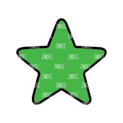 Alternative view of Star acrylic blank (5 inch)