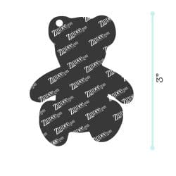 Teddy Bear – Acrylic Keychain Blank (3") | Optional Sticker or UV DTF - Image 2