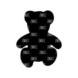 Teddy Bear – Mini Acrylic Charm Blank (1.5") | Optional Sticker or UV DTF