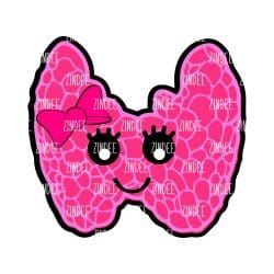 Thyroid – Acrylic Keychain Blank (2.5") | Optional Sticker or UV DTF
