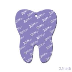 Alternative view of Tooth – Acrylic Keychain Blank (2.5") | Optional Sticker or UV DTF