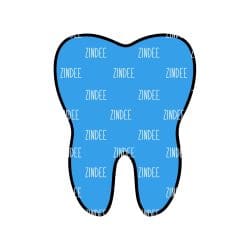 Tooth – Acrylic Keychain Blank (2.5") | Optional Sticker or UV DTF