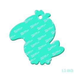 Alternative view of Toucan Baby – Mini Acrylic Charm Blank (1.5") | Optional Sticker or UV DTF