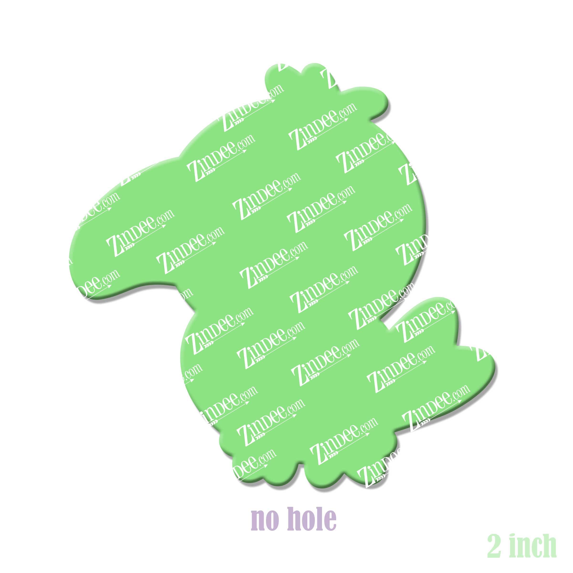 Toucan Baby – Acrylic Badge Reel Blank (2") No Hole | Optional Sticker or UV DTF - Image 2