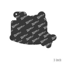 Alternative view of Travel Nurse – Acrylic Keychain Blank (3") | Optional Sticker or UV DTF