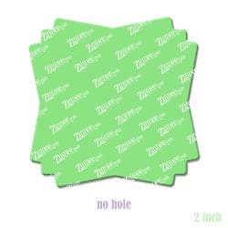 Alternative view of Triple Square Frame – Acrylic Badge Reel Blank (2") No Hole | Optional Sticker or UV DTF