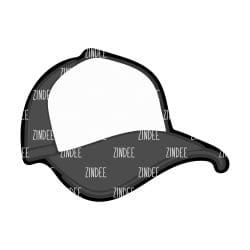 Trucker Cap – Acrylic Keychain Blank (3") | Optional Sticker or UV DTF