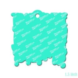 Alternative view of True Crime Junkie – Mini Acrylic Charm Blank (1.5") | Optional Sticker or UV DTF