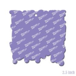 Alternative view of True Crime Junkie – Acrylic Keychain Blank (2.5") | Optional Sticker or UV DTF