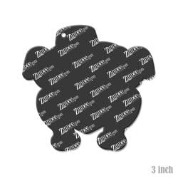 Alternative view of Turkey Hat Glasses – Acrylic Keychain Blank (3") | Optional Sticker or UV DTF