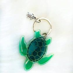 Turtle – Acrylic Keychain Blank (3") | Optional Sticker or UV DTF - Image 18