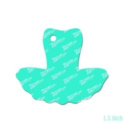 Alternative view of Tutu – Mini Acrylic Charm Blank (1.5") | Optional Sticker or UV DTF