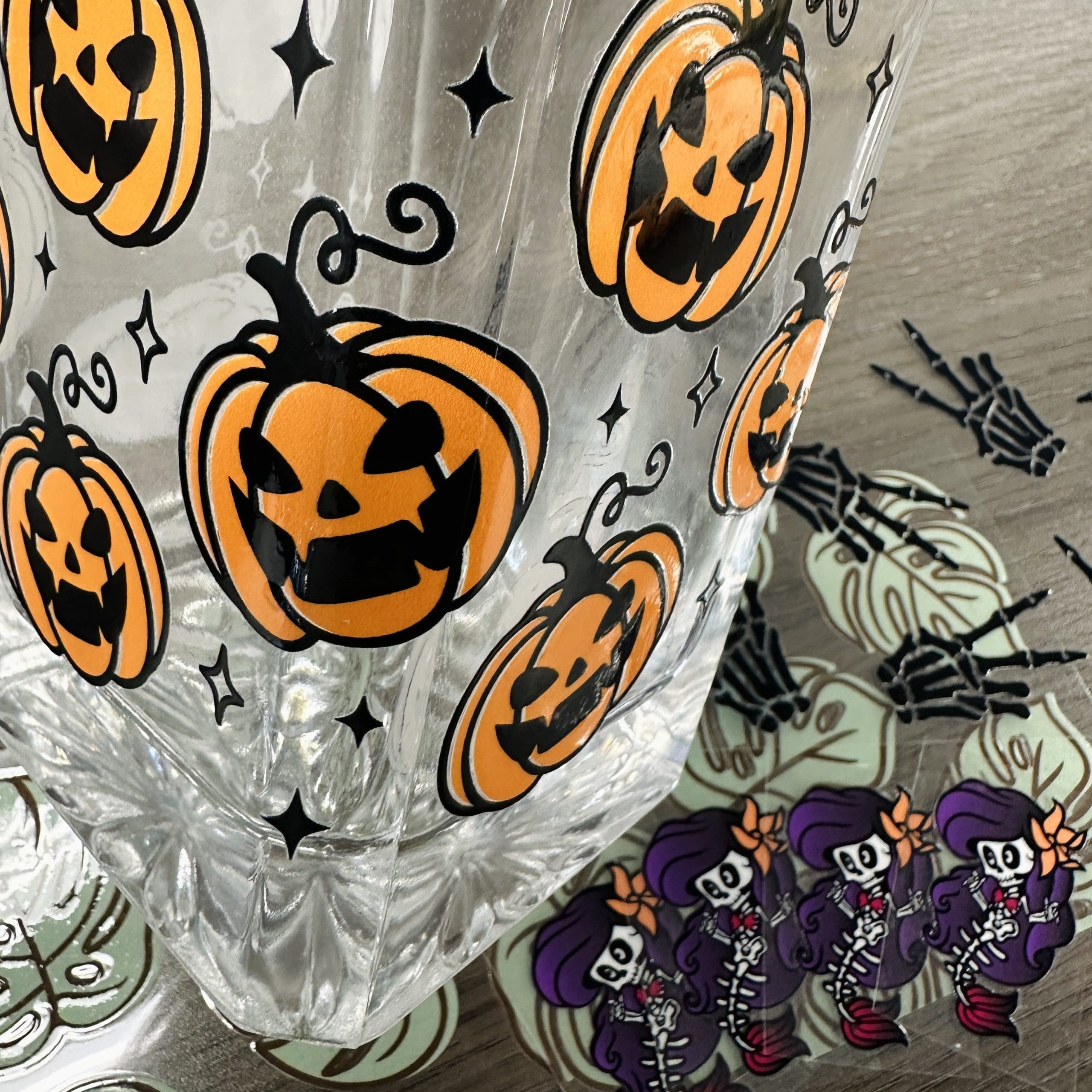 Fall UV DTF Glass Can Wrap - Image 2